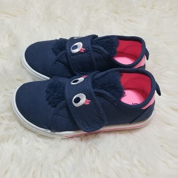 Carter's Navy Blue Little Monster Toddler Sneakers NWOT - Picture 2 of 7